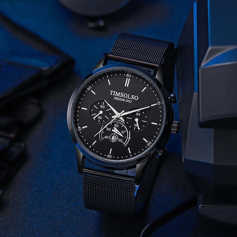 All-matching Simple And High-end Elegant Cool Ultra-thin Calendar Quartz Watch - UrbanBaazar