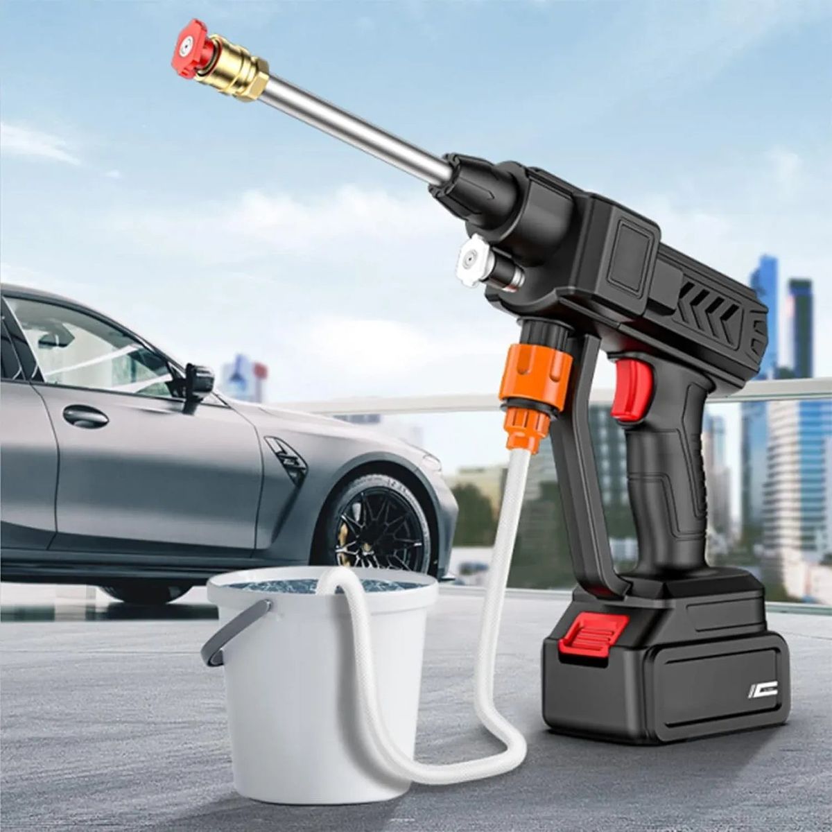 High Pressure Water Cleaning Gun – Powerful & Efficient Cleaning Tool - UrbanBaazar