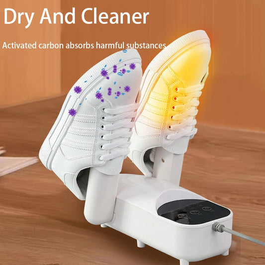 UrbanBaazar electric shoe dryer machine with fast drying, odor deodorizer, and dehumidifier for drying shoes efficiently.