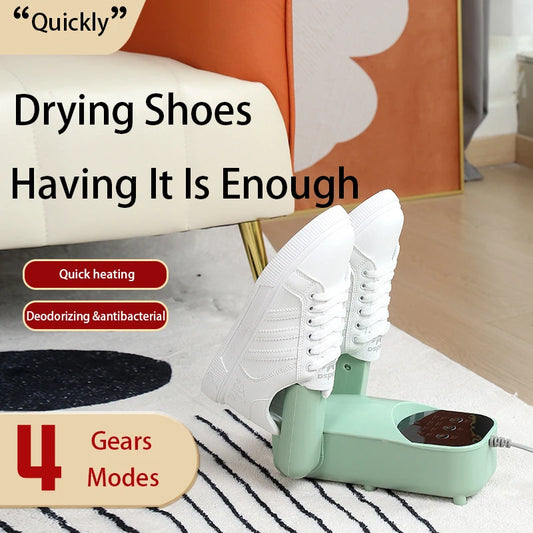 UrbanBaazar electric shoe dryer machine with smart, fast drying, odor deodorizer, and dehumidifying features for shoes.