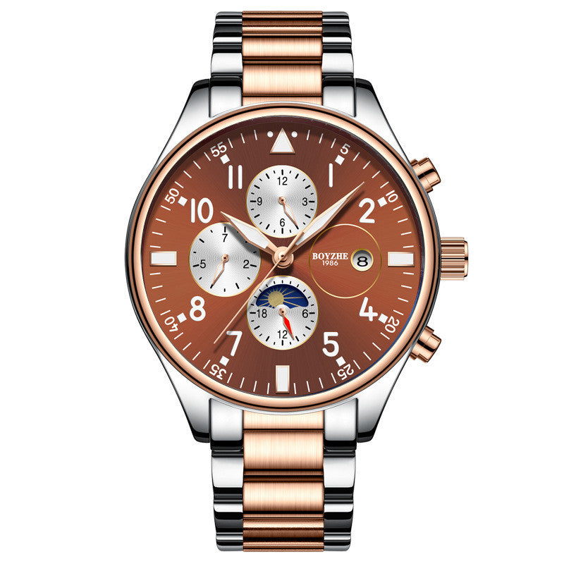 Automatic Mechanical Watch Steel Belt - UrbanBaazar
