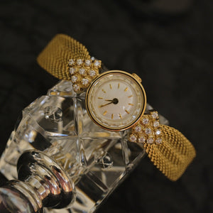 Women’s Vintage Kaleidoscope Diamond Quartz Watch | Luxury Jewelry Style - UrbanBaazar